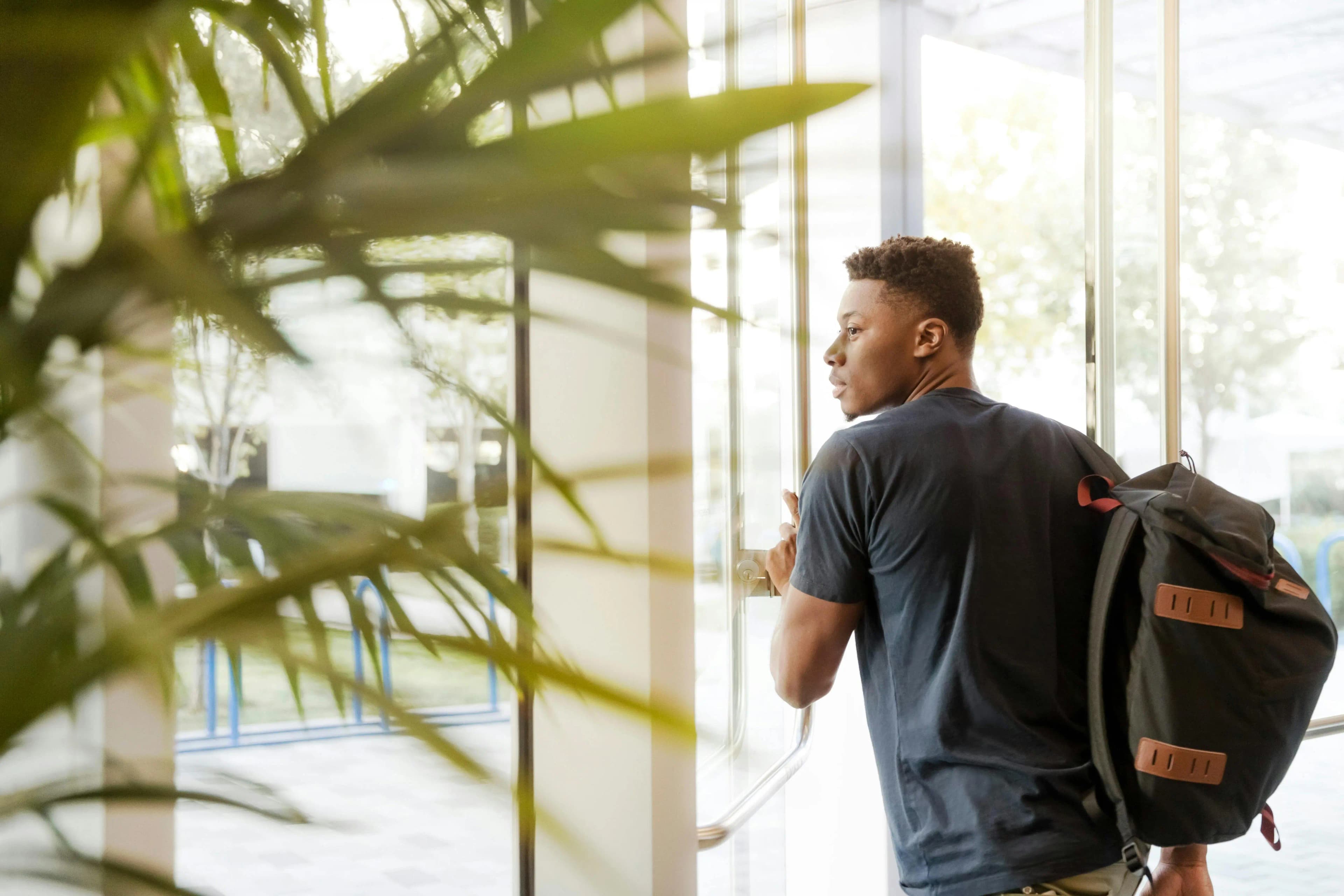 Students on campus
